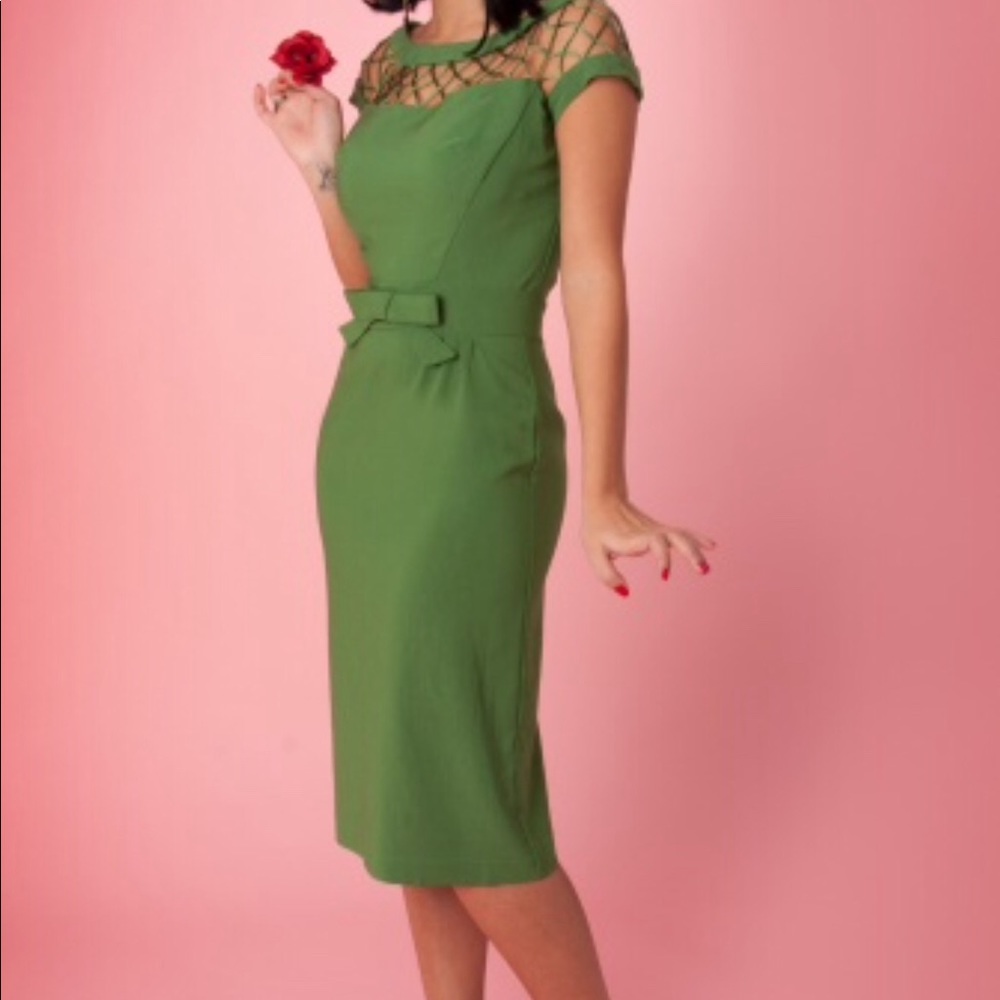 Tatyana Pencil Green dress 👗